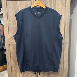 Nike Golf Men’s XL Pullover Vest Sleeveless Sweatshirt V Neck Black